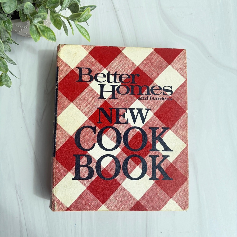 Better Homes and Gardens New Cook Book Vintage Red Gingham Binder Meredith Press